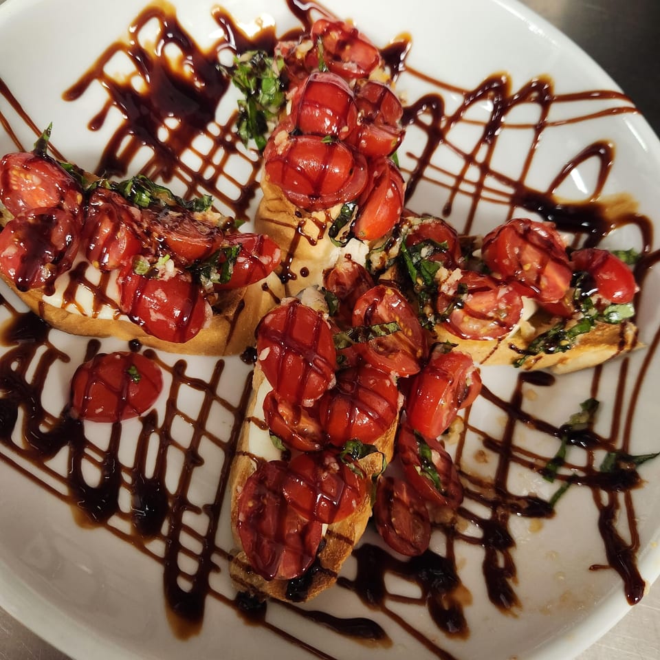 Bruschetta Made Fresh Daily