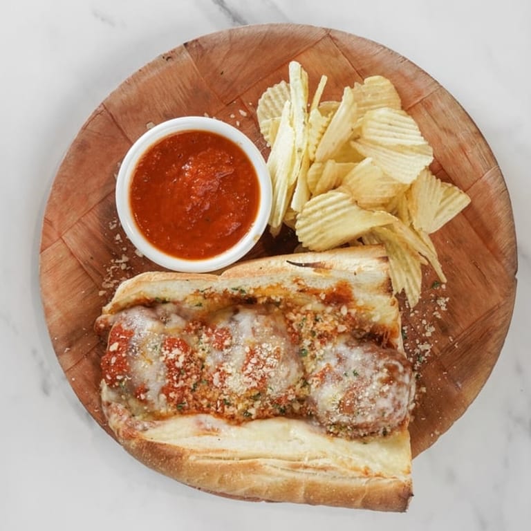 Delicious Meatball Sub Awaits