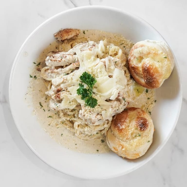 Delicious Chicken Alfredo Dish